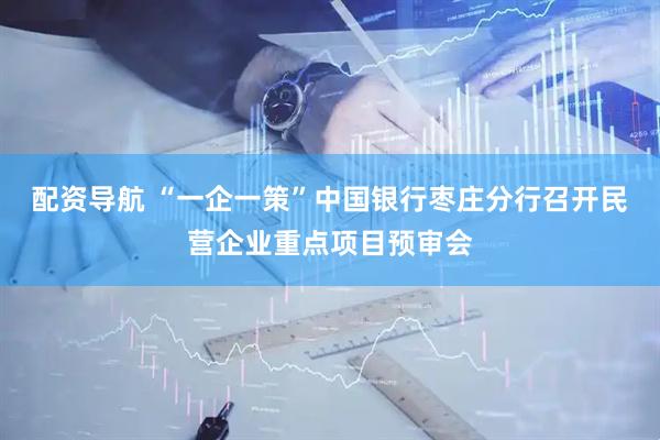 配资导航 “一企一策”中国银行枣庄分行召开民营企业重点项目预审会